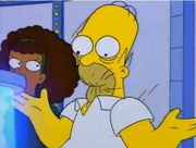 Homer após comer o "77X42".