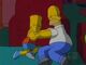 Bart and Homer sleeping after strangling.