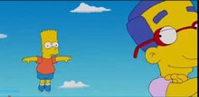 Bart has superpowers.