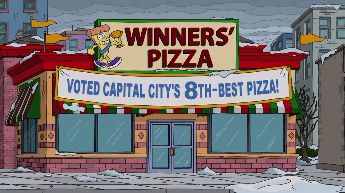 Winners' Pizza | Simpsons Wiki | Fandom