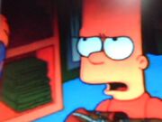 Bart comprando roupas