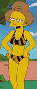 Edna wearing a bikini