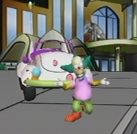 Krown Car Krusty the Clown Road Rage