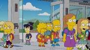 Entering the new STEM school in "The Miseducation of Lisa Simpson".