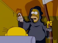 Homer como a Morte.