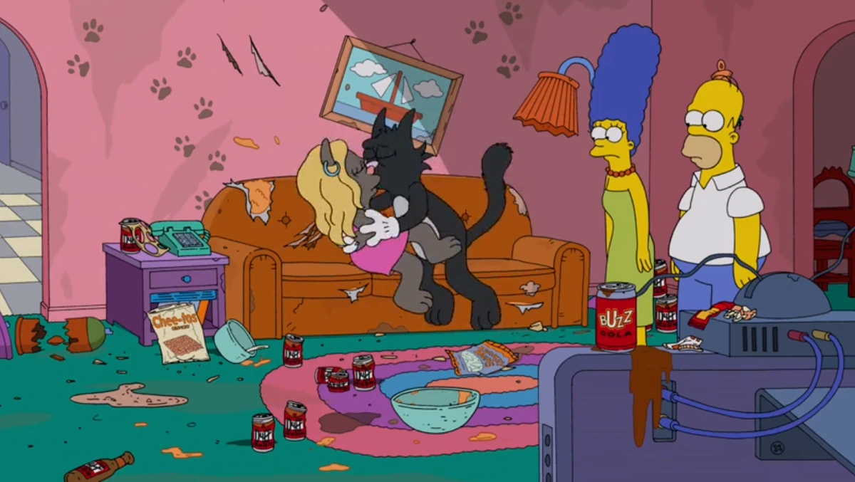 Scratchy couch gag Simpsons Wiki Fandom