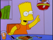 Bart was happy that Lisa left.