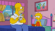 Lisa with Homer