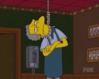 Moe próbuje się powiesić