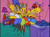 Smeared couch gag