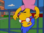 Milhouse upside down