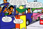 Apu and the octuplets at Krusty Burger