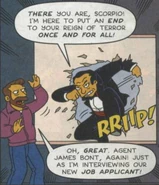 Comic James Bont.png (323 KB) In Simpsons Comics #66: "...So You Want To Work for Globex, Huh?"
