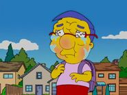 Milhouse's allergic reaction to his own tears