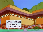 Ayn Rand School for Tots (couch gag)