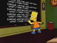 Cursive writing does not mean what I think it does.