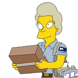 Female mail carrier
