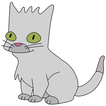 The simpsons cat name discount