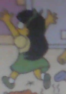 Nell in the comics with black hair