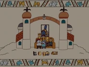 Medieval Tapestry couch gag