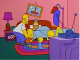 Sleeping Grampa couch gag