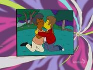 Apu kissing Homer