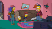 Couch gag seen during "Lisa Gets the Blues 635th Episode" (Part 1)