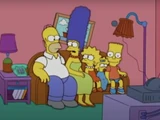 Homer's Evolution couch gag
