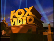 FoxVideo logo from 1995 to 1998.