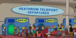 Heathrow Teleport Depatures