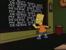 Simpson Tide Chalkboard Gag