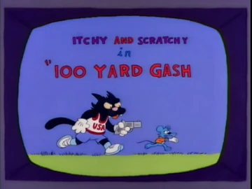 100-Yard Gash | Simpsons Wiki | Fandom