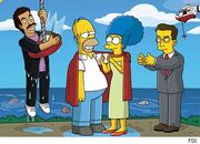 Simpsons fly