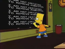 Team Homer Chalkboard Gag