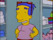 Milhouse tries to look cool