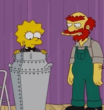 Lisa presenting the trick