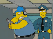 Wiggum (24) as a cadet in Police Academy, as shown in "Springfield Up"