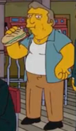 Eating-sub-in-joint-with-gambling-close-crop