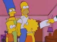 Lisa zastanawia się nad ofertą Burnsa