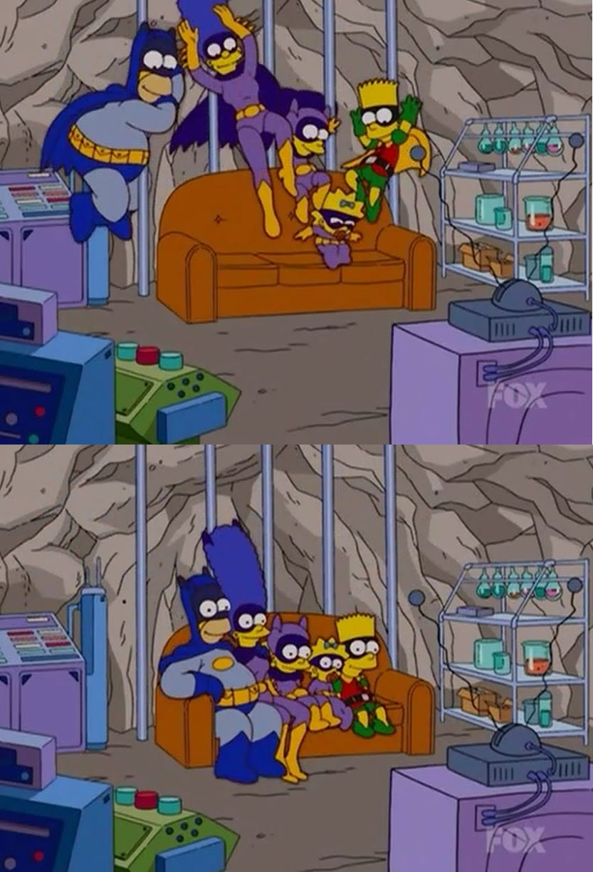 Batman couch gag | Simpsons Wiki | Fandom