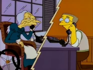 Daphne rozmawia ze Smithersem przez telefon