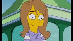 The Simpsons - Bart's ex-girlfriend, Jenny (guest voice Anne Hathaway),  from The Simpsons Season 20 episode The Good, the Sad and the Drugly.