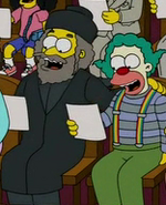 Rabbi Hyman Krustofsky and his son Krusty