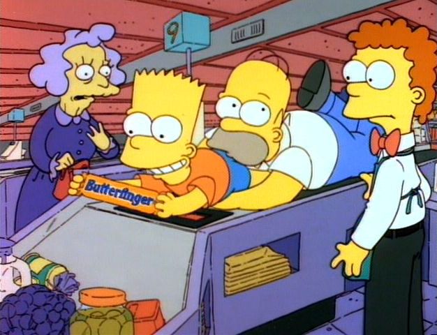 Butterfinger, Simpsons Wiki