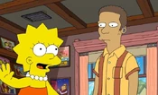 Monk Murphy with Lisa Simpson