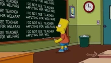 Loan-a Lisa Chalkboard Gag