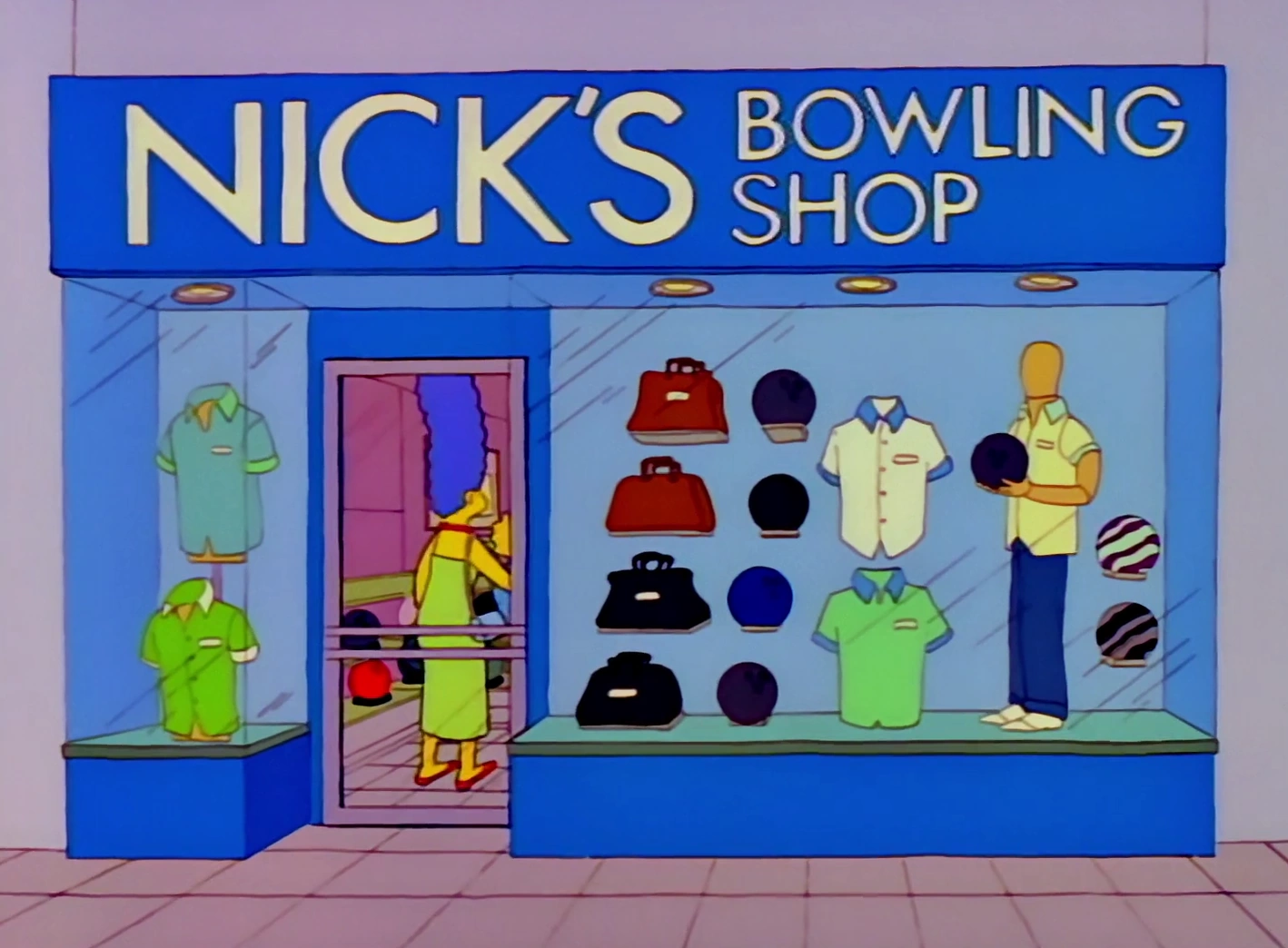 Nick's Bowling Shop Simpsons Wiki Fandom
