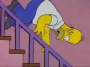 Homer Falling Down Stairs