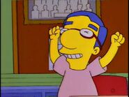 Milhouse excited