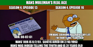 Hans Moleman DOB